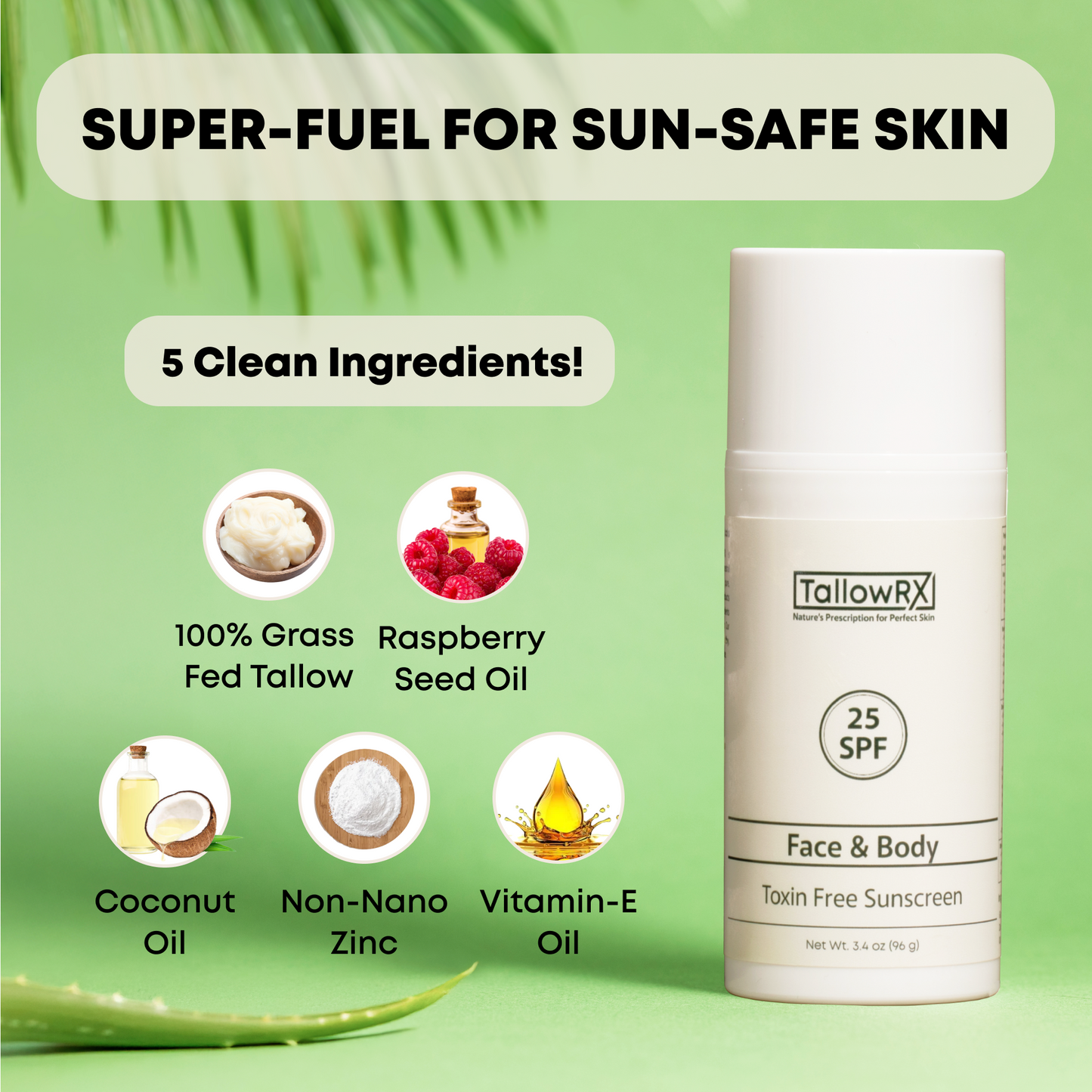 Tallow Mineral Sunscreen